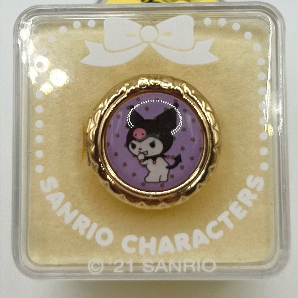 Kuromi Locket Ring